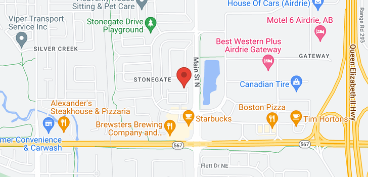 map of 83 4 Stonegate Drive NW